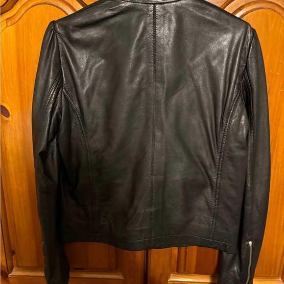 Lucky brand black leather jacket new - Picture 6 of 6